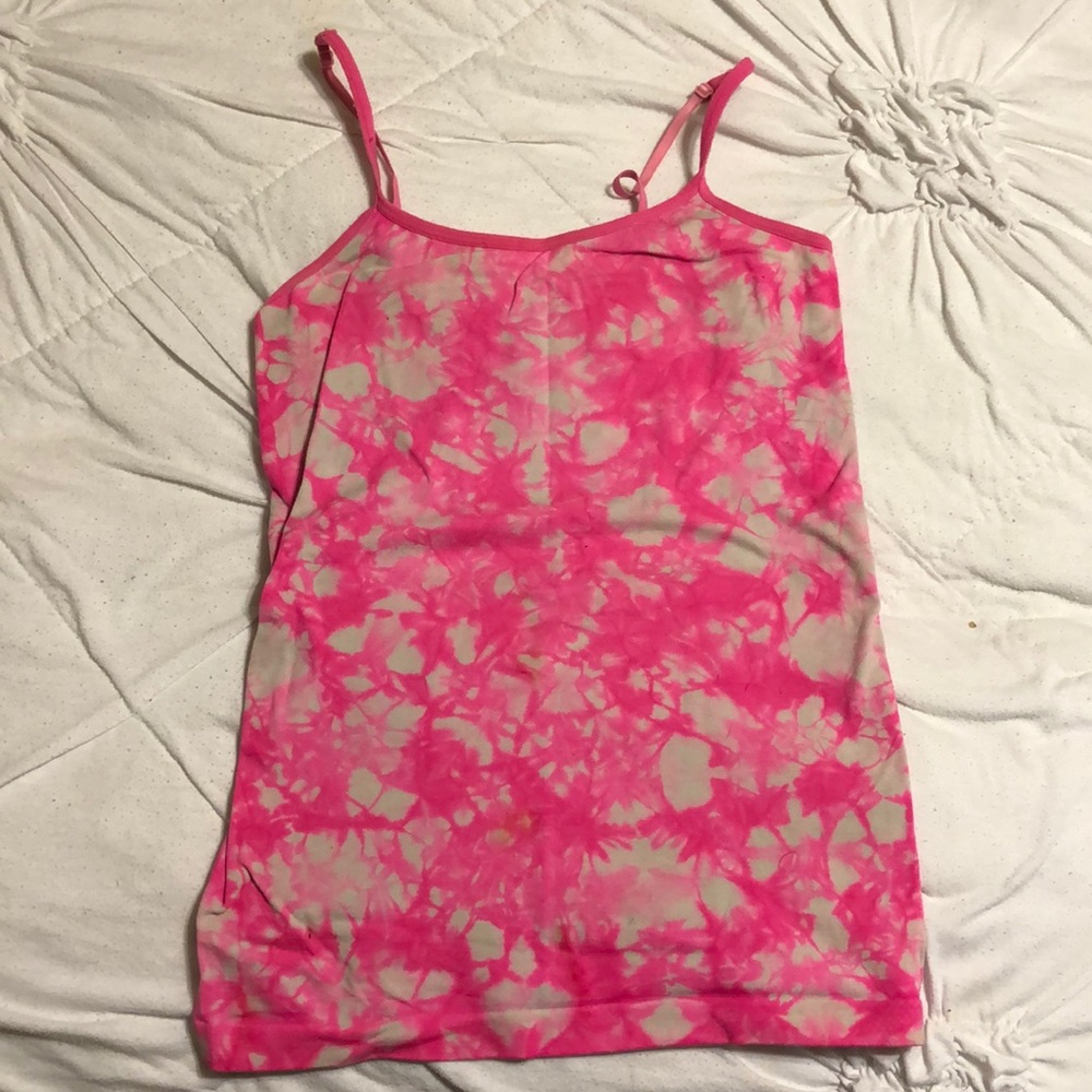 Pink tank top